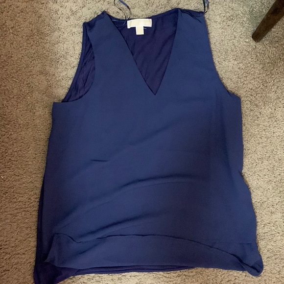 Michael Kors navy blue blouse - Picture 1 of 1
